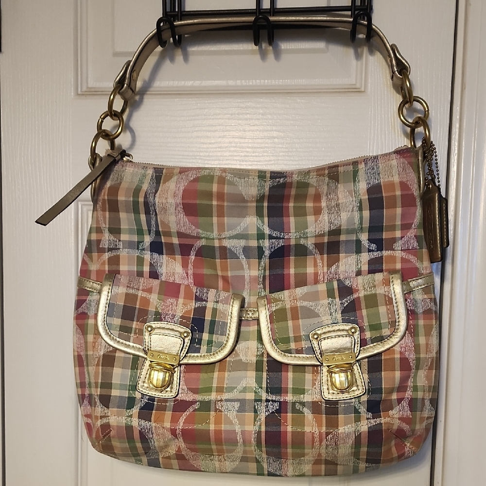 Plaid Multicolor Women's Bag